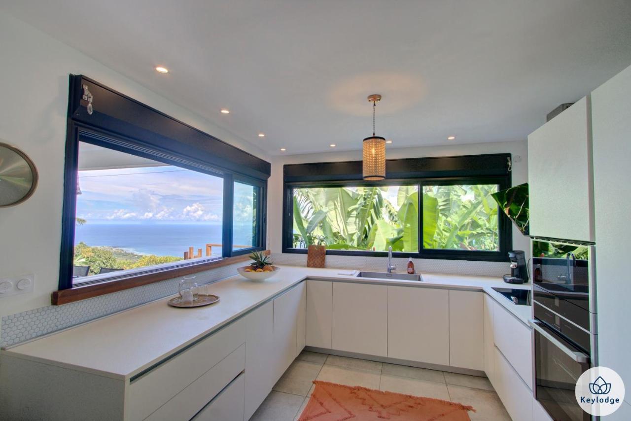 Villa Paloma 4 Etoiles Avec Piscine Et Vue Exceptionnelle Sur L'Ocean A Saint-Leu Exterior foto